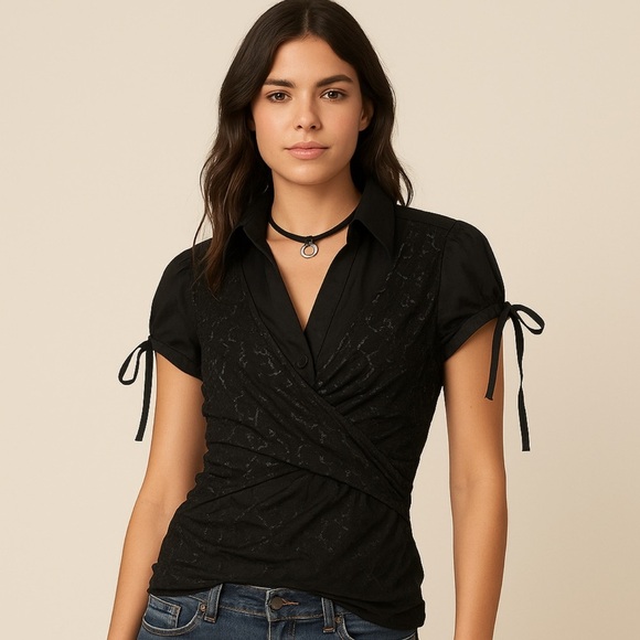 Foxy jeans Y2K style top medium new with tags - Picture 2 of 6